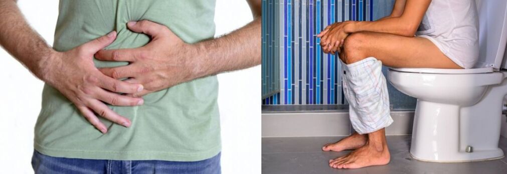 Stitichezza e diarrea sono segni della presenza di parassiti nel corpo umano